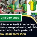Melayani Pesanan Batik Print Berlogo | Terima Order Seluruh Indonesia | Bagus Uniform | WA. 0878 3669 1500