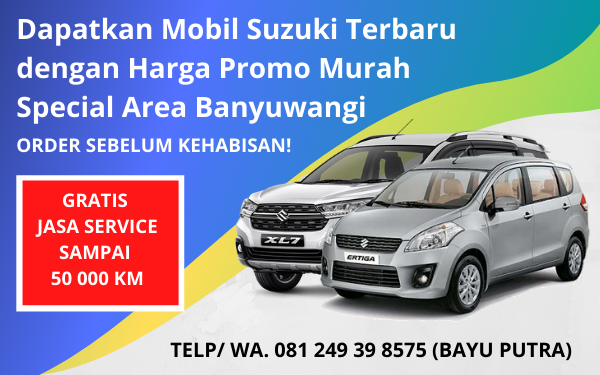 Promo Kredit Mobil Suzuki Murah Banyuwangi Terbaru