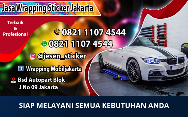 Jasa Wrapping Sticker Mobil Jakarta Murah