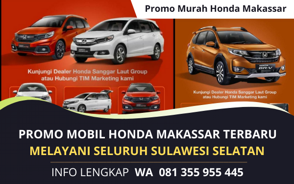 Promo Murah Honda Makassar Terbaru Syarat Mudah Diskon Besar