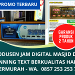 Jual Jam Digital Masjid Murah Bergaransi | Fitur Lengkap Semua Kebutuhan | WA.  0857 253 253 77