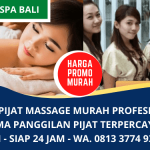 Jasa Pijat Panggilan Murah Bali Profesional | Pijat Murah Gemini Spa Massage | WA 0813 3774 9326