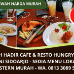 Cafe & Resto Hungrypedia Kartini Sidoarjo | Menyediakan Menu Lokal dan Western | Murah Tapi Mewah