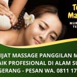 Pijat Panggilan Alam Sutera Murah Profesional | Tulip Massage Terbaik di Tangerang | WA 0811 177 399