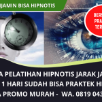 Jasa Hipnotis Murah Yogyakarta | Pelatihan Hipnotis Jarak jauh 1 Hari Pasti Bisa | WA. 0819 0432 6050
