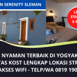 Kost Premium Sleman Yogyakarta | Sewa Kost Fasilitas Lengkap Murah Strategis | WA 0819 1908 1972