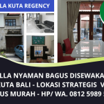Disewakan Villa Murah Kuta Bali Fasilitas Lengkap | Lokasi Strategis View Bagus | WA 0812 5989 5008