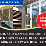 Spesialis Kaca dan Aluminium Murah Bergaransi di Bekasi | Jasa Kusen, Pintu, Jendela, Kanopi dll | WA. 0856 9130 5904
