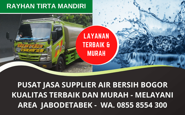 Layanan Supplier Air Bersih Murah Bergaransi di Jabodetabek