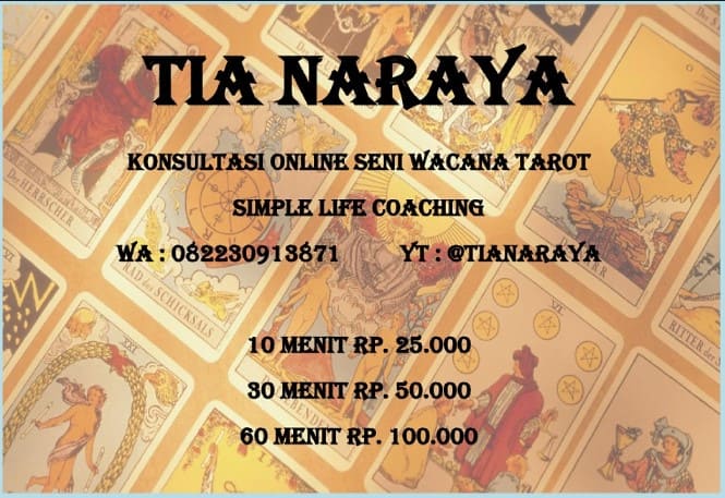 Layanan Jasa Konsultasi Kartu Tarot Online Tia Naraya