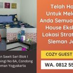 Penginapan Eksklusif Murah Sleman Yogyakarta Lokasi Strategis | Cozy Guest House | WA 081 2553 5007