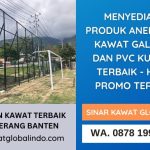 Produsen Aneka Produk Kawat Galvanis dan PVC Murah Kualitas Terbaik | Sinar Kawat Globalindo Tangerang | WA. 0878 1999 9197