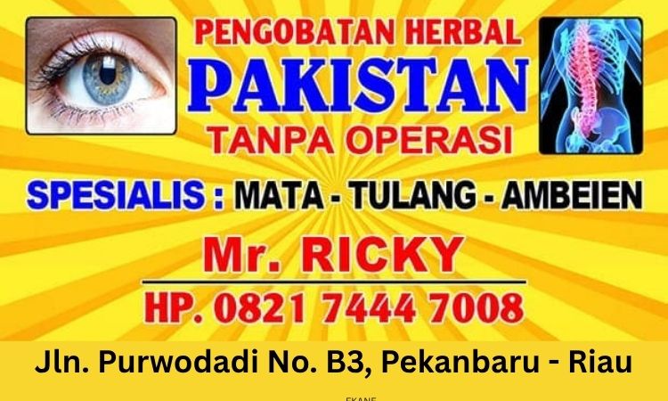 Pengobatan Herbal Pakistan Pekanbaru Tanpa Operasi